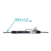 РЕЙКА РУЛЕВАЯ (РЕЗЬБА M14X1,5) NISSAN PRIMERA (P11E) (96-02), PRIMERA (WP11E) (96-01)