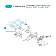 РАДИАТОР МАСЛЯНЫЙ NISSAN PATROL (Y61) (97-09), TERRANO II (R20) (93-06)