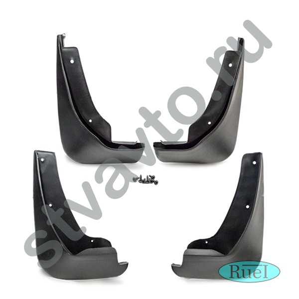 БРЫЗГОВИКИ ЗАДНИЕ, ПЕРЕДНИЕ (СЕДАН) (КОМПЛЕКТ - 4ШТ.) FIESTA ХЭТЧБЕК VI (08-Н.В)