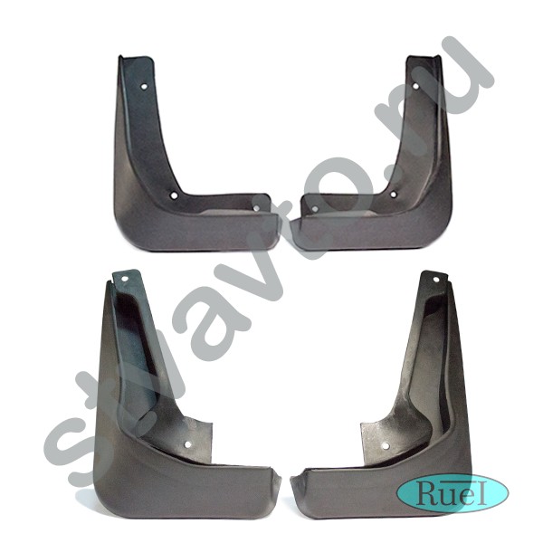 БРЫЗГОВИКИ ЗАДНИЕ, ПЕРЕДНИЕ (СЕДАН) (КОМПЛЕКТ - 4ШТ.) FORD FOCUS III (11-Н.В)