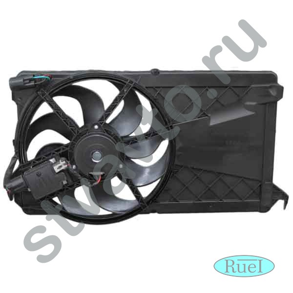 ВЕНТИЛЯТОР ОХЛАЖДЕНИЯ ДВИГАТЕЛЯ (С БЛОКОМ УПРАВЛЕНИЯ) FORD C-MAX (03-11), FOCUS II (05-11), VOLVO C3