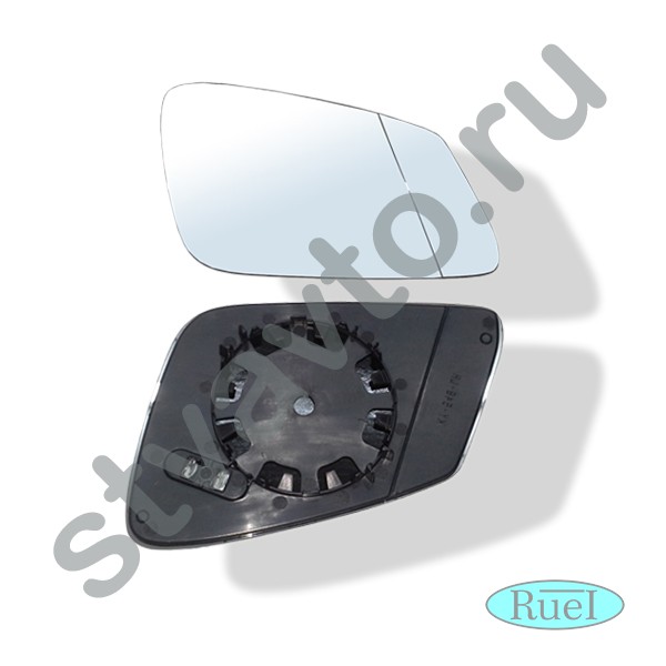 ЗЕРКАЛЬНЫЙ ЭЛЕМЕНТ СФЕРИЧЕСКИЙ С ОБОГРЕВОМ ПРАВЫЙ BMW 5' (E60/E61) (03-09), (F10/F11) (09-16), (F07 