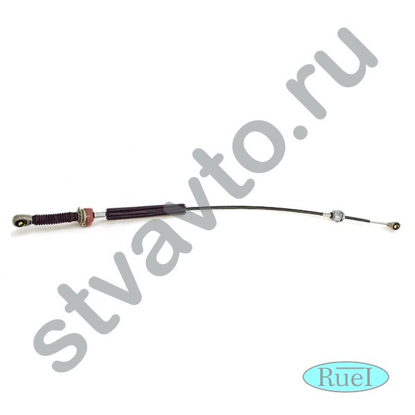 ТРОС КПП (СЕРЫЙ НАКОНЕЧНИК) (1.5) RENAULT MEGANE II (03-08)