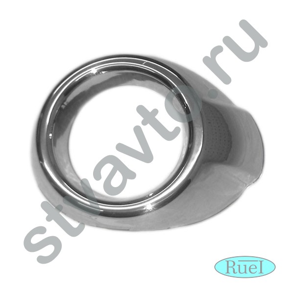 НАКЛАДКА НА ПРОТИВОТУМАННУЮ ФАРУ ЛЕВАЯ (ХРОМ) FORD FOCUS III (11-Н.В)