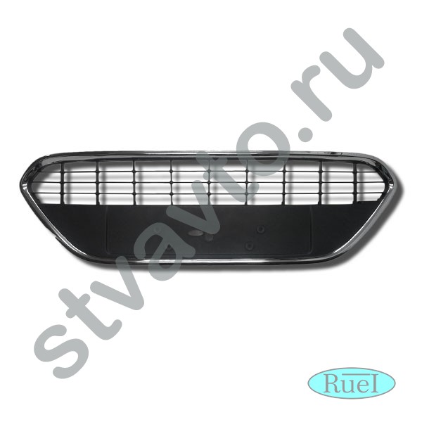 РЕШЕТКА В БАМПЕР ЦЕНТРАЛЬНАЯ (ХРОМ) FORD FOCUS II (08-11)