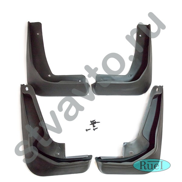 БРЫЗГОВИКИ ЗАДНИЕ, ПЕРЕДНИЕ (ХЕТЧБЕК) (КОМПЛЕКТ - 4ШТ.) FORD FOCUS III (11-Н.В)