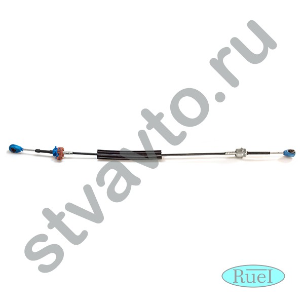 ТРОС КПП ПРАВЫЙ (СИНИЙ НАКОНЕЧНИК) RENAULT KANGOO (880/610) (97-07)