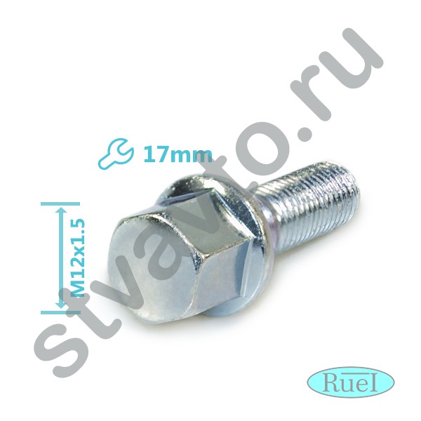 БОЛТ КОЛЕСНЫЙ (M12X1.5 (24 ММ)/17 КЛЮЧ/КОНУС) VW CADDY (83-92), CADDY (96-03), GOLF (81-98), PASSAT/