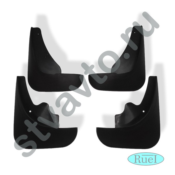 БРЫЗГОВИКИ ЗАДНИЕ, ПЕРЕДНИЕ (СЕДАН) (КОМПЛЕКТ - 4ШТ.) FORD FOCUS II (05-11)